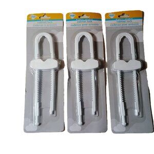 NWOT: Angel of Mine 3 Packages White New Baby Child Safety Cabinet Locks
